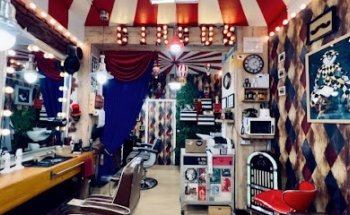 Circus male hairdresser Barber